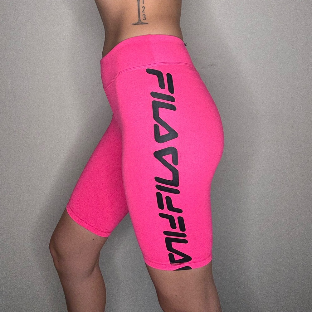 Fila Women's Hot Pink Bike Shorts